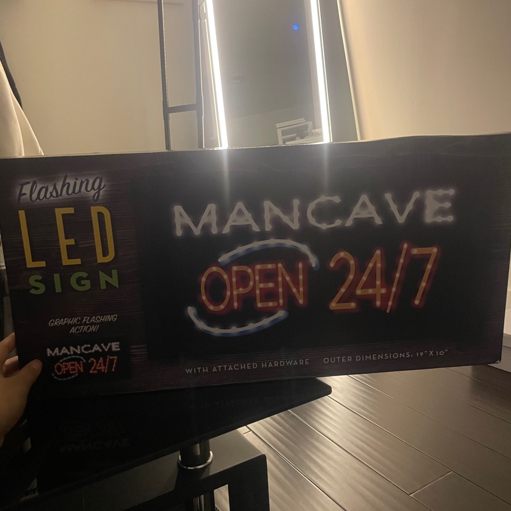LED Mancave Sign - Multicolor - Picture 3 of 3
